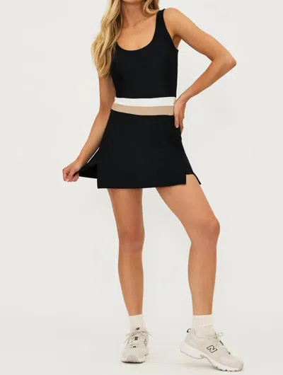 Beach Riot Remi Dress In Sand Shell Colorblock In Multi
