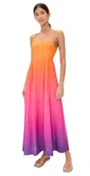 Beach Riot Rianne Dress In Coral Bay Sunset