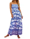 Beach Riot Rianne Dress In Blue/white In Blue