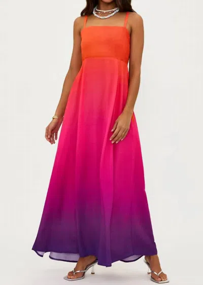 Beach Riot Rianne Dress In Coral Bay Sunset In Multi
