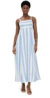 Beach Riot Rianne Square-neck Dress In Iris Stripe