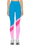 Beach Riot Rio Leggings In Orchid Colorblock