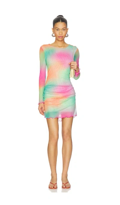 Beach Riot Roma Mini Dress In Animal Print