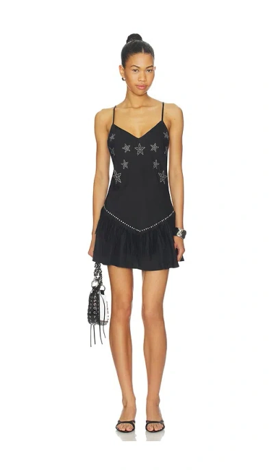 Beach Riot Rowan Mini Dress In Black