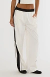 Beach Riot Rumi Shadow Stripe Pants In White