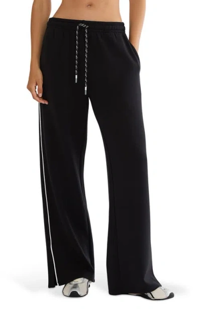 Beach Riot Rumi Wide Leg Pants In Black