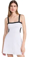 Beach Riot Sage Dress In White In Black & White