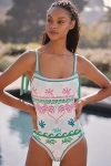 Beach Riot Shona One-piece Swimsuit In Multicolor