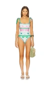 Beach Riot Shona One-piece Swimsuit In Tropical Palm