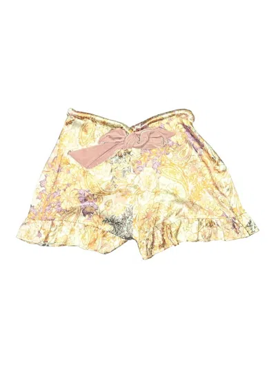 Pre-owned Beach Riot Shorts In Gold