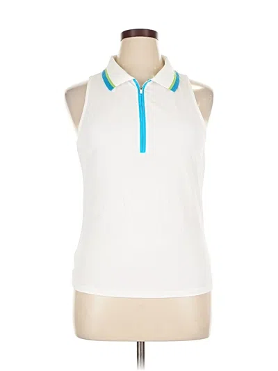 Pre-owned Beach Riot Sleeveless T-shirt In White