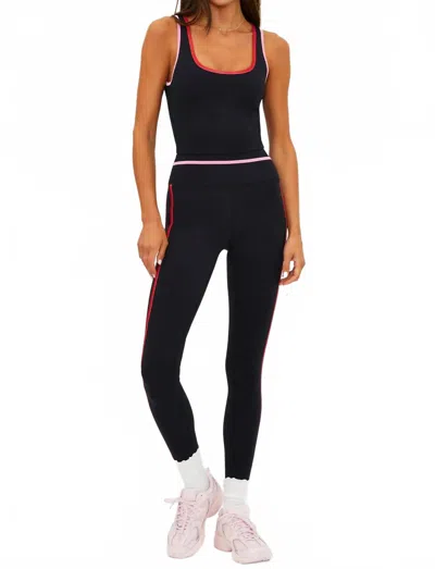 Beach Riot Solara Full Length Leggings In Royal Noir In Black