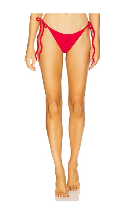 Beach Riot Soleil Bikini Bottom In Red