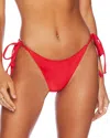 Beach Riot Chloe Bikini Bottom In Abstract Shapes In Red