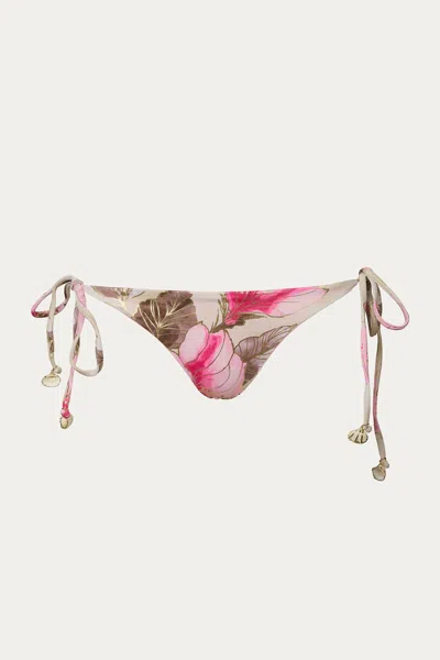 Beach Riot Soliel Bottom In Golden Hibiscus In Multi