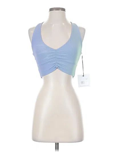Pre-owned Beach Riot Sports Bra In Blue