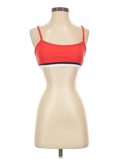 Beach Riot Sports Bra In Red