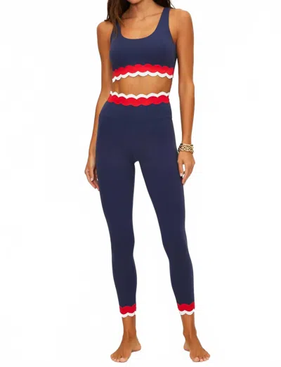 Beach Riot Stacey 7/8 Legging In Twilight Firework Colorblock In Multi