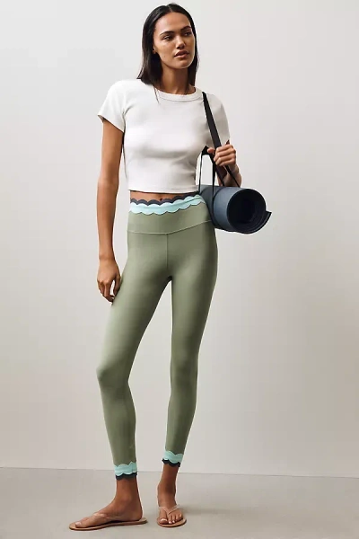 Beach Riot Stacy Leggings In Green