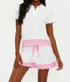 Beach Riot Strawberry Wave Set In White In White