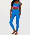 Beach Riot Summer 7/8 Leggings W/ Pockets In Orchid Colorblock Blue In Multi