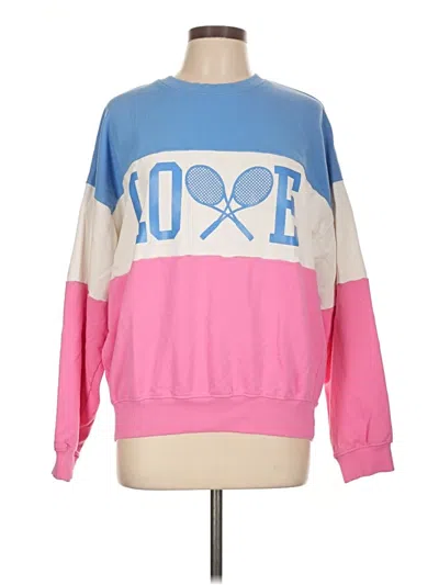 Pre-owned Beach Riot Sweatshirt In Pink