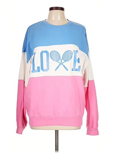 Pre-owned Beach Riot Sweatshirt In Pink