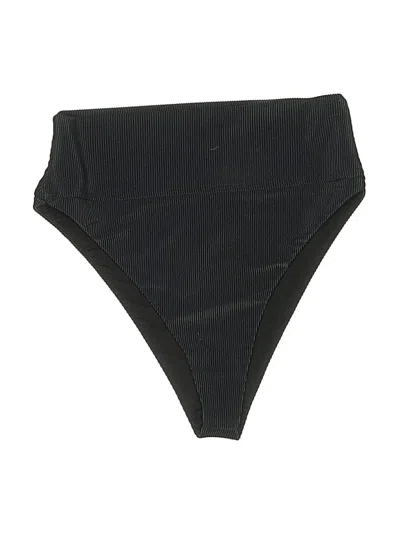Pre-owned Beach Riot Swimsuit Bottoms In Black