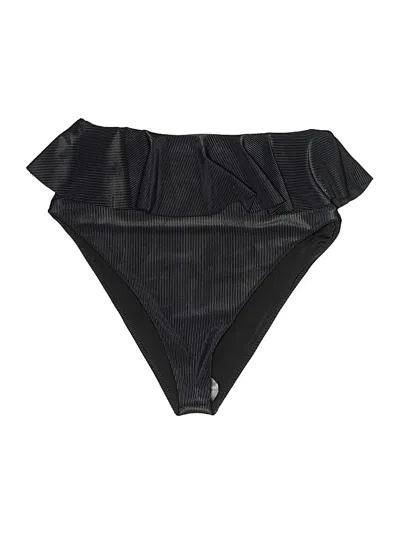 Pre-owned Beach Riot Swimsuit Bottoms In Black