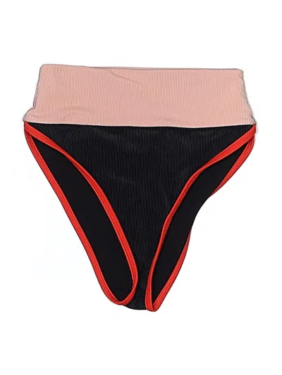 Pre-owned Beach Riot Swimsuit Bottoms In Black