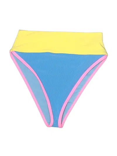 Pre-owned Beach Riot Swimsuit Bottoms In Blue
