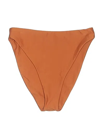 Pre-owned Beach Riot Swimsuit Bottoms In Brown