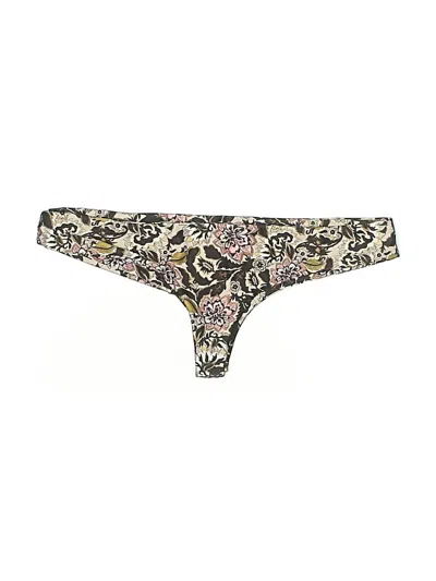 Pre-owned Beach Riot Swimsuit Bottoms In Gold