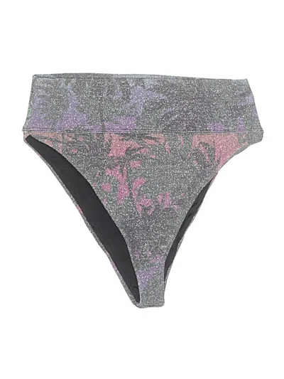Pre-owned Beach Riot Swimsuit Bottoms In Gray