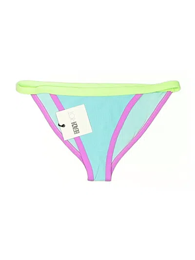 Pre-owned Beach Riot Swimsuit Bottoms In Green