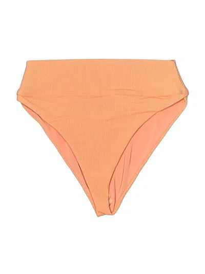 Pre-owned Beach Riot Swimsuit Bottoms In Orange