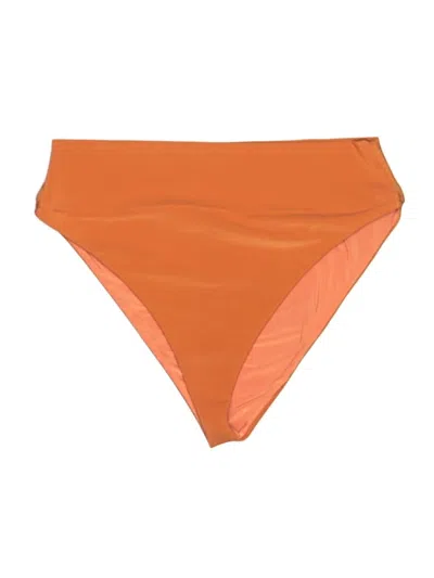 Pre-owned Beach Riot Swimsuit Bottoms In Orange