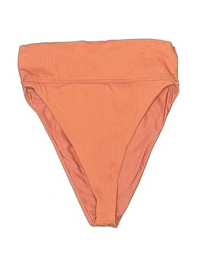 Pre-owned Beach Riot Swimsuit Bottoms In Orange