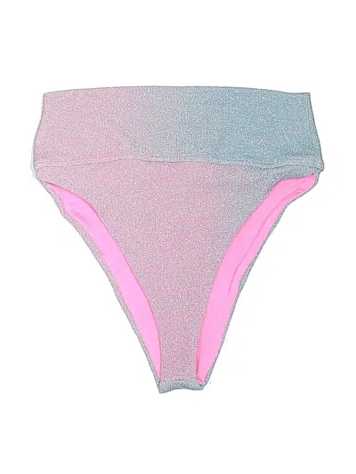 Pre-owned Beach Riot Swimsuit Bottoms In Pink