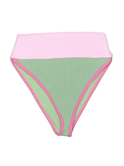 Pre-owned Beach Riot Swimsuit Bottoms In Pink