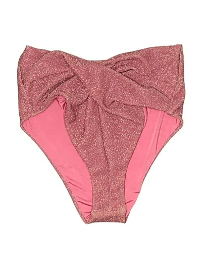 Pre-owned Beach Riot Swimsuit Bottoms In Pink