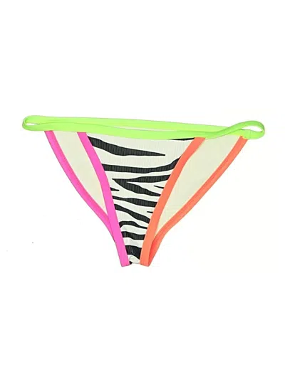 Pre-owned Beach Riot Swimsuit Bottoms In White