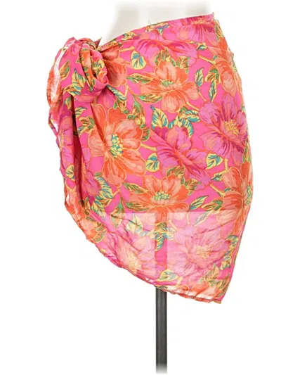Pre-owned Beach Riot Swimsuit Cover Up In Pink
