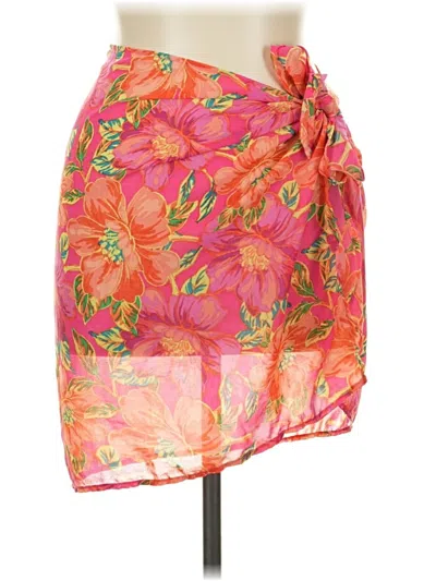 Pre-owned Beach Riot Swimsuit Cover Up In Pink