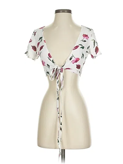 Pre-owned Beach Riot Swimsuit Cover Up In White