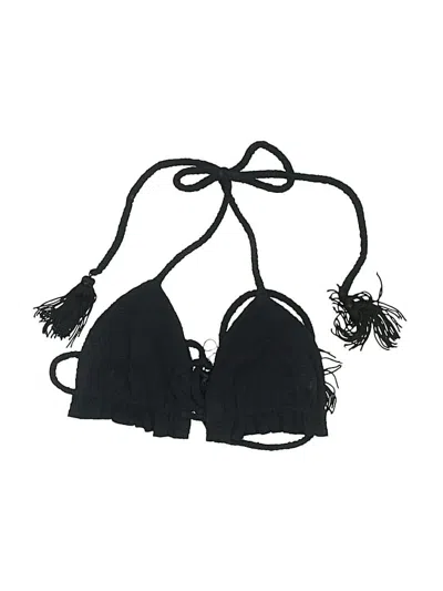 Pre-owned Beach Riot Swimsuit Top Black Swimwear