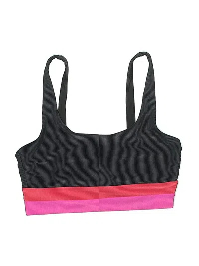 Pre-owned Beach Riot Swimsuit Top Black Swimwear