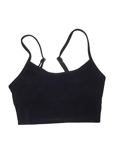 Pre-owned Beach Riot Swimsuit Top Black Swimwear