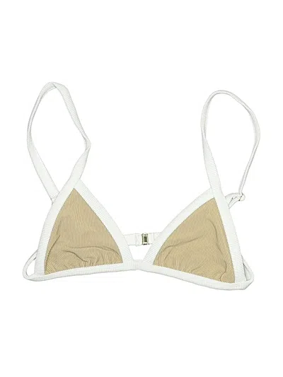 Pre-owned Beach Riot Swimsuit Top Ivory Swimwear