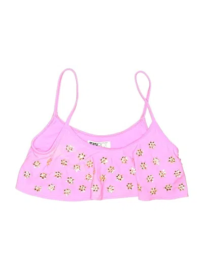 Pre-owned Beach Riot Swimsuit Top Pink Swimwear